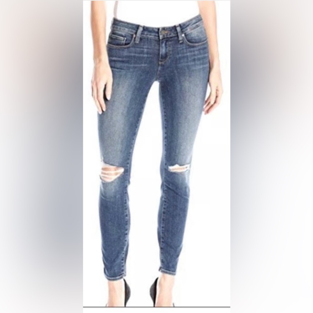 Paige Verdugo Ankle Destructed Women's Skinny Pants Jeans Size 27